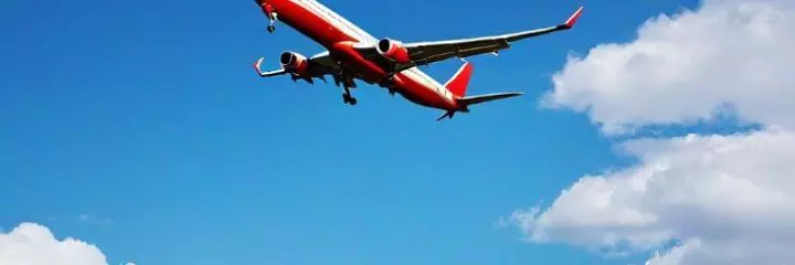 Plane in the sky