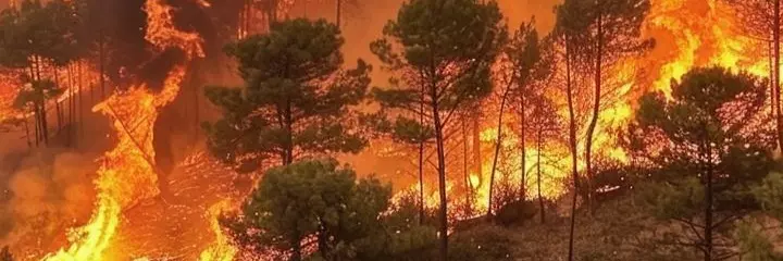 The forests are burning