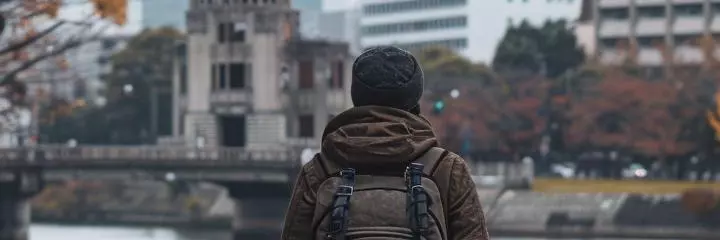 tourist in Hiroshima