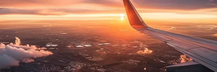 Plane in the clouds