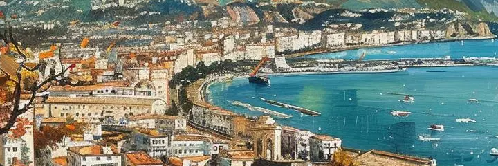 View to the city