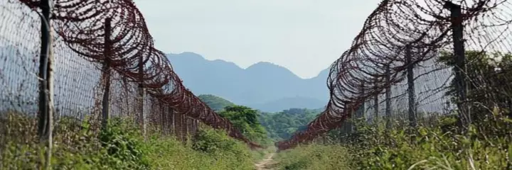 Fence at the border