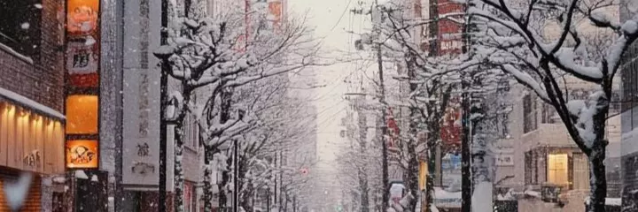 Snowy street