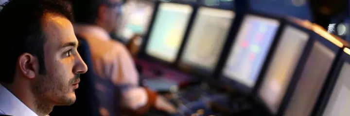 Operators at monitors