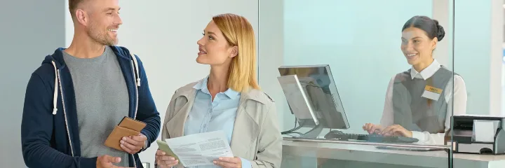 People at the airport