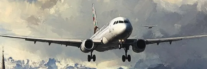 Plane over Turin