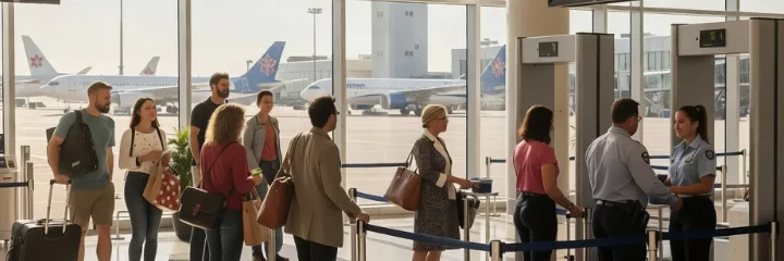 Airport security control